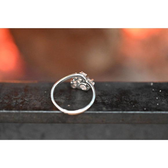 Simple Raw Diamond Engagement Ring Rough Diamond Wedding Band Unique Gem… - Picture 3 of 4